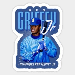 Ken Griffey Jr The Kid Basketball Legend Original Aesthetic Tribute 〶 Sticker